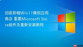 彻底卸载Win11微软应用商店 重置Microsoft Store组件及重新安装教程