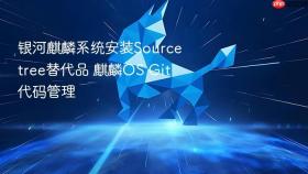 银河麒麟系统安装Sourcetree替代品 麒麟OS Git代码管理