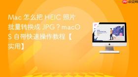 Mac 怎么把 HEIC 照片批量转换成 JPG？macOS 自带快速操作教程【实用】