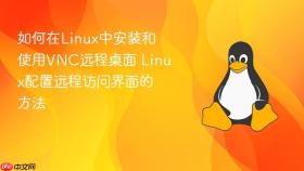 如何在Linux中安装和使用VNC远程桌面 Linux配置远程访问界面的方法