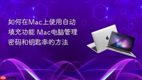 如何在mac上使用自动填充功能 mac电脑管理密码和钥匙串的方法