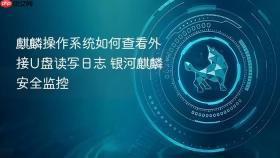 麒麟操作系统如何查看外接u盘读写日志 银河麒麟安全监控