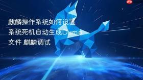 麒麟操作系统如何设置系统死机自动生成dump文件 麒麟调试