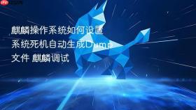 麒麟操作系统如何设置系统死机自动生成Dump文件 麒麟调试