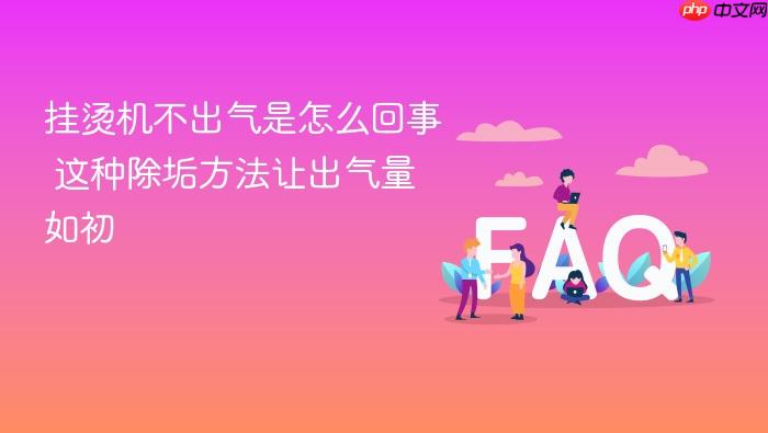 挂烫机不出气是怎么回事 这种除垢方法让出气量如初