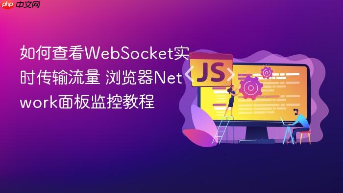 如何查看websocket实时传输流量 浏览器network面板监控教程