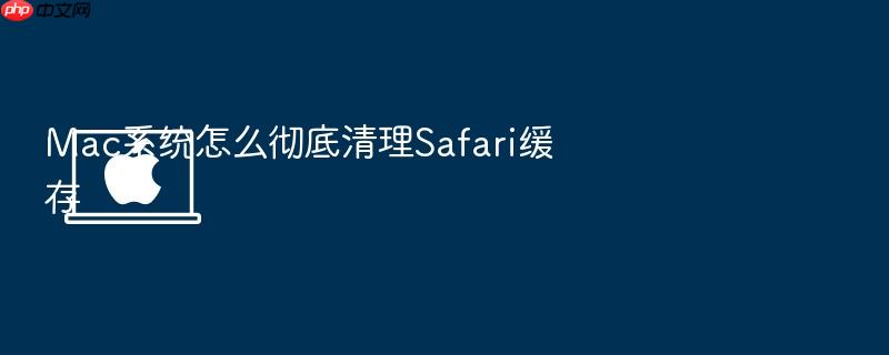 mac系统怎么彻底清理safari缓存