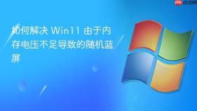 如何解决 win11 由于内存电压不足导致的随机蓝屏