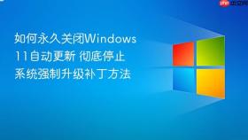 如何永久关闭Windows 11自动更新 彻底停止系统强制升级补丁方法