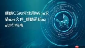 麒麟OS如何使用Wine安装exe文件_麒麟系统exe运行指南