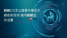 麒麟os怎么查看外接显示器色彩空间 银河麒麟显示设置