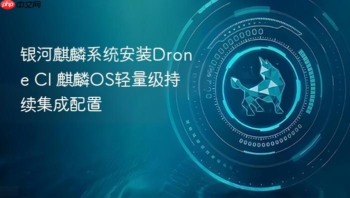 银河麒麟系统安装drone ci 麒麟os轻量级持续集成配置