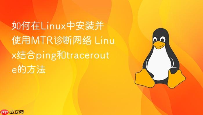 如何在linux中安装并使用mtr诊断网络 linux结合ping和traceroute的方法