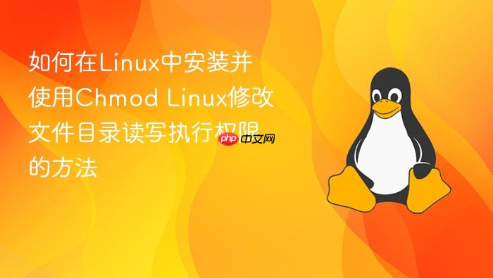 如何在linux中安装并使用chmod linux修改文件目录读写执行权限的方法