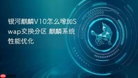 银河麒麟V10怎么增加Swap交换分区 麒麟系统性能优化