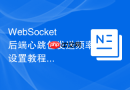 WebSocket后端心跳包发送频率设置教程 减少服务器压力优化方法