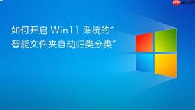 如何开启 win11 系统的“智能文件夹自动归类分类”