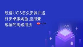 统信UOS怎么安装并运行安卓版闲鱼 应用兼容层的高级用法