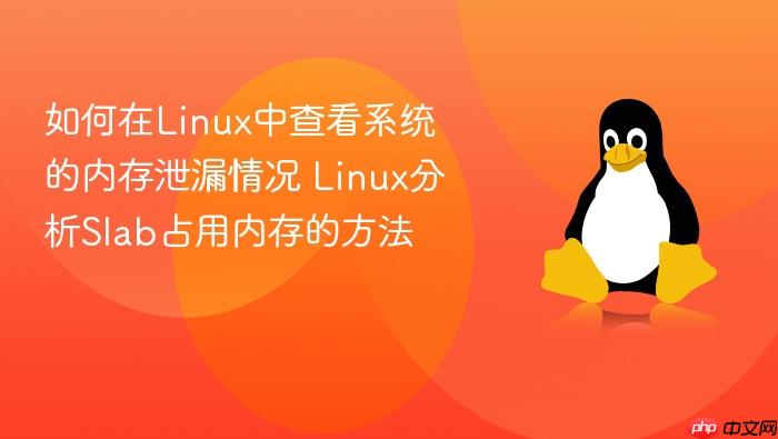 如何在linux中查看系统的内存泄漏情况 linux分析slab占用内存的方法