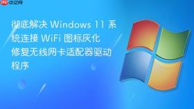 彻底解决 windows 11 系统连接 wifi 图标灰化 修复无线网卡适配器驱动程序