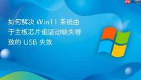如何解决 win11 系统由于主板芯片组驱动缺失导致的 usb 失效
