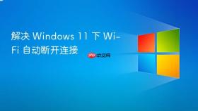 解决 windows 11 下 wi-fi 自动断开连接