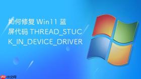 如何修复 Win11 蓝屏代码 THREAD_STUCK_IN_DEVICE_DRIVER