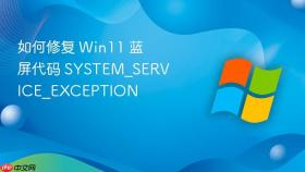 如何修复 win11 蓝屏代码 system_service_exception