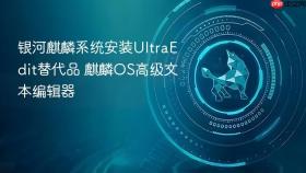 银河麒麟系统安装ultraedit替代品 麒麟os高级文本编辑器