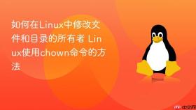 如何在Linux中修改文件和目录的所有者 Linux使用chown命令的方法