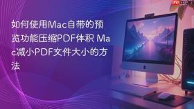 如何使用mac自带的预览功能压缩pdf体积 mac减小pdf文件大小的方法