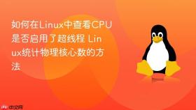如何在linux中查看cpu是否启用了超线程 linux统计物理核心数的方法