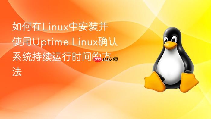 如何在linux中安装并使用uptime linux确认系统持续运行时间的方法