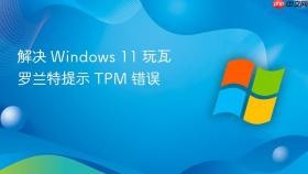 解决 windows 11 玩瓦罗兰特提示 tpm 错误