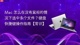 Mac 怎么在没有鼠标的情况下选中多个文件？键盘快捷键操作指南【常识】
