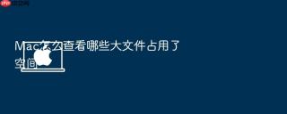 mac怎么查看哪些大文件占用了空间