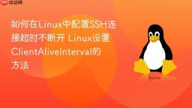如何在Linux中配置SSH连接超时不断开 Linux设置ClientAliveInterval的方法