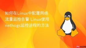 如何在Linux中配置网络流量监控告警 Linux使用nethogs监控进程的方法