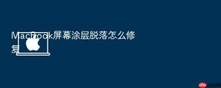 macbook屏幕涂层脱落怎么修复
