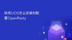 统信uos怎么安装和配置openresty