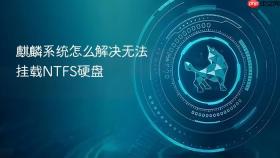麒麟系统怎么解决无法挂载NTFS硬盘