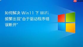 如何解决 Win11 下 WiFi 频繁出现“由于驱动程序错误断开”