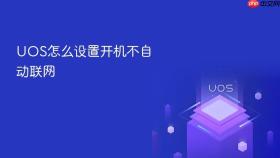 uos怎么设置开机不自动联网