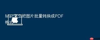 mac怎么把图片批量转换成pdf格式