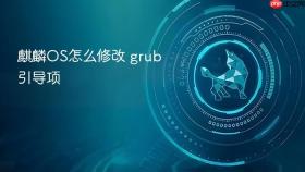 麒麟os怎么修改 grub 引导项