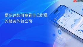 薪乐达如何查看自己所属的服务外包公司