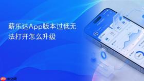 薪乐达App版本过低无法打开怎么升级