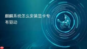 麒麟系统怎么安装显卡专有驱动