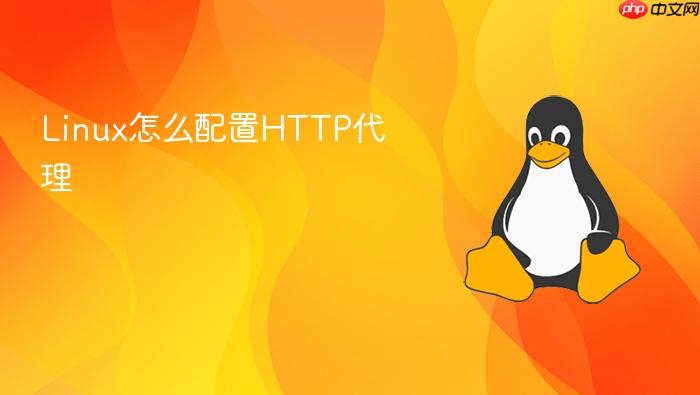 linux怎么配置http代理
