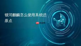 银河麒麟怎么使用系统还原点